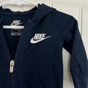 ‼️ SOLD ‼️ Nike Kids Blue Hooded One Piece, 6 months